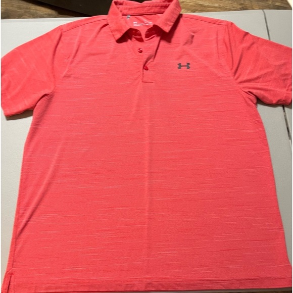 Under Armour XL Red Polo Shirt - Picture 1 of 7